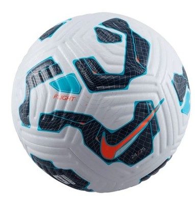 Nike Flight Soccer Ball Size 5 White Blue Hyper Crimson FZ3023-100