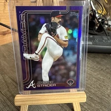 2025 Topps Series 2- Spencer Strider Purple Foil #/250 Atlanta Braves