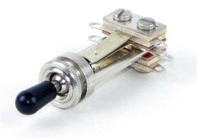 Switchcraft 3 Way Selector Switch, Long - Nickel