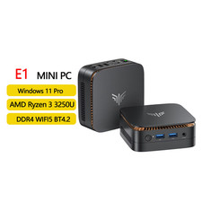 E1 Mini PC AMD Ryzen R3 3250U CPU 8G RAM 256GB ROM Compatible USB3.2 Win11Pro