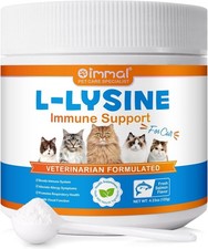 L-Lysine for Cats, Lysine Powder for Cats Support Immune Function, Respiratory