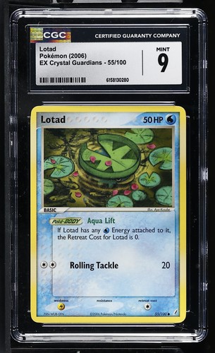 Lotad graded CGC 9 for sale on eBay