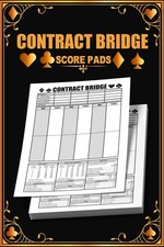 contract bridge score pads: Track Scores Easily with Score Cards for design