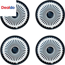 15 Inch Silver Wheel Rim Cover Hubcaps Replacement R15 Hub Caps Snap on Universa