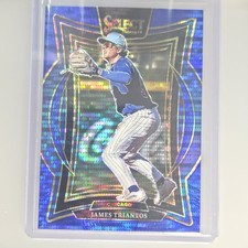 James Triantos 2025 Panini Select #2 Blue PULSAR Prizm #/99