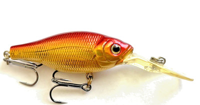 Megabass Deep-X 100 Wobbler, Crankbait, Kunstköder, 6 cm, Floating