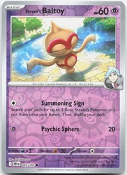 Steven's Baltoy 083/182 Destined Rivals Reverse Holo