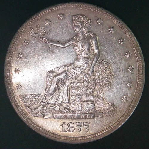 1877-S Trade Dollar AU