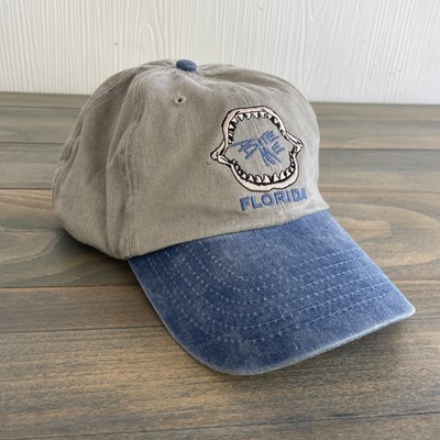 Bite Me - Florida - Faded Dad Style - Adjustable Strapback Baseball Cap (HT3)
