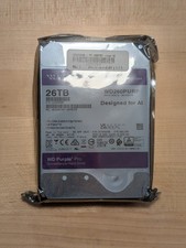 WD Purple Pro 26TB 3.5" Hard Drive HDD 3.5" 7200RPM Surveillance AI WD260PURP