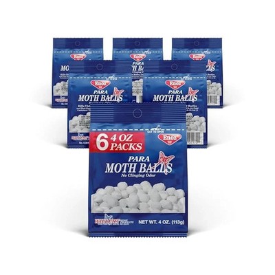 Indoor Moth Killer, Protects Clothes from Damage, Fresh Scent, 4oz x 6