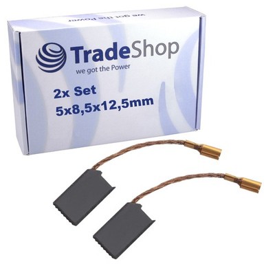 2x Motorkohlen Kohlebürsten 5x8,5x12,5mm für Festool WST150/7E, BF1E, RAS115