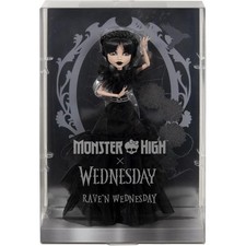 Monster High x Wednesday Doll - Wednesday Rave'n Dress - Brand New & Sealed