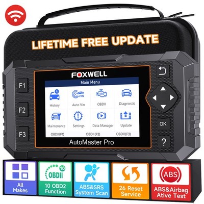 FOXWELL NT650 PRO Car OBD2 Scanner Diagnostic Tool Bidirectional ABS SRS Oil EPB