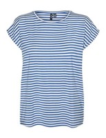 Vero Moda Vmava Kurzarm-Top Gestreift JRS