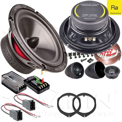 GROUND ZERO LAUTSPRECHER für OPEL ASTRA G Cabrio 1998-2005 Front Tür 190W #AUNG