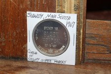 Vintage Canada Centennial Coin 1967 Sydney Nova Scotia Black Friday October 13