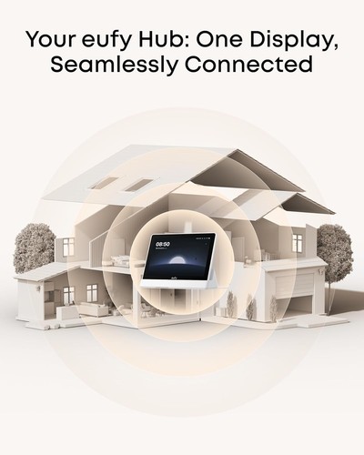 eufy Security eufy Smart Display E10, Smart Home Hub, 8" Panel de Control Cuatro Vistas - Imagen 6 de 6
