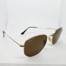 Ray-Ban RB3548N 001/57  HEXAGONAL Flat Lenses Sunglasses