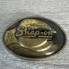 Belt Buckle Snap-On Wrench Brass BTS SPP-439 made USA 3in by 2.25in