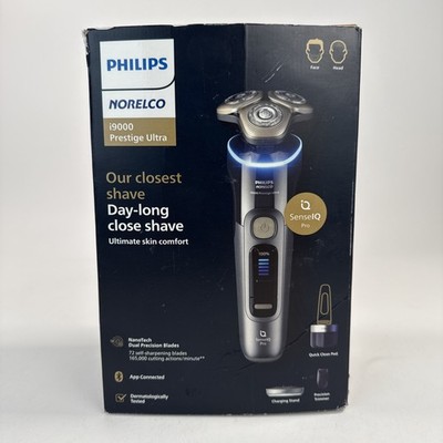 Philips Norelco i9000 Prestige Ultra SenseIQ Pro Electric Shaver Wet Dry