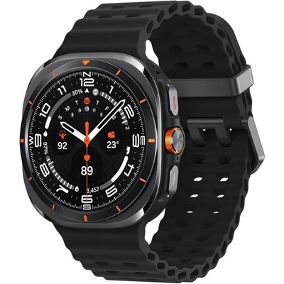 Soft Silicone Strap Band Compatible with Samsung Galaxy Watch Ultra 47mm,Black