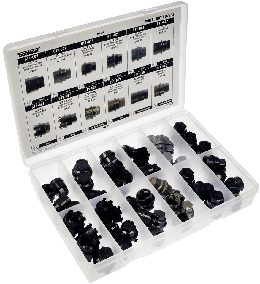 DORMAN 030-614 Wheel Nut Cover Tech Tray 12 Skus - Image 2 of 3