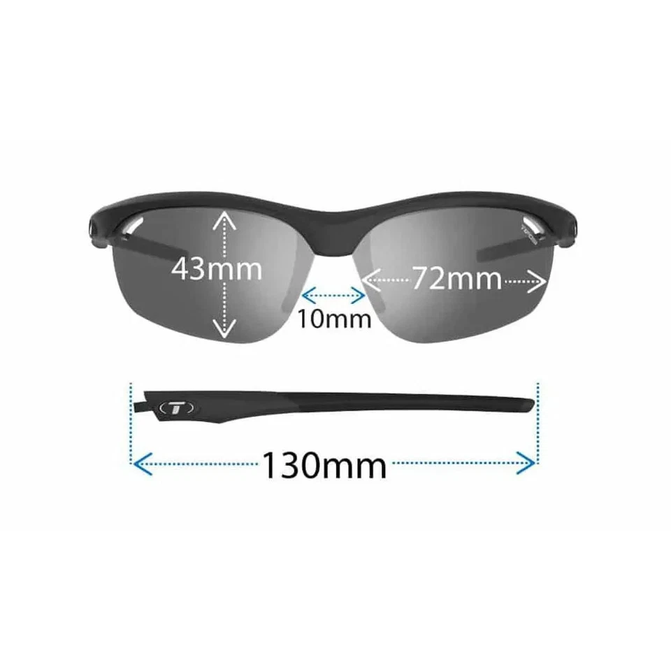 Gafas de sol Tifosi Veloce animadas - gris negro brillante Foto 3 de 4