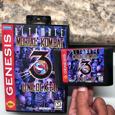 Ultimate Mortal Kombat 3 ''Unlocked Edition'' for Sega Genesis with case