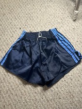Vintage 80s Adidas Trefoil Glanz Running Shorts Mens M Made in West Germany New