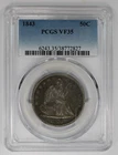1843 Liberty Seated Half Dollar PCGS VF35