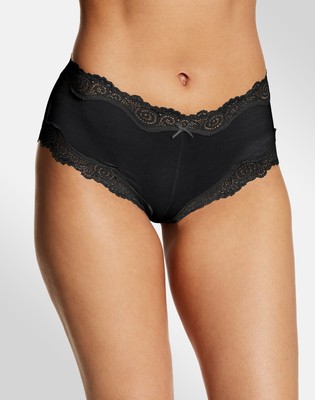 Maidenform Cheeky Scalloped Lace Hipster Low Rise Comfortable Panties Boyshorts