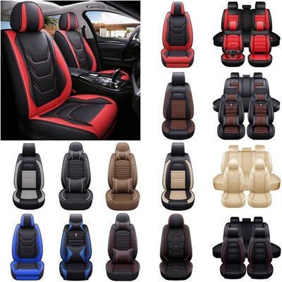 Full Set Leather Seat Covers For Hyundai Elantra Tucson Front Rear Cushion Pads