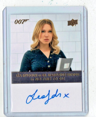 Lea Seydoux 2025 James Bond No Time To Die Auto/Autograph Card