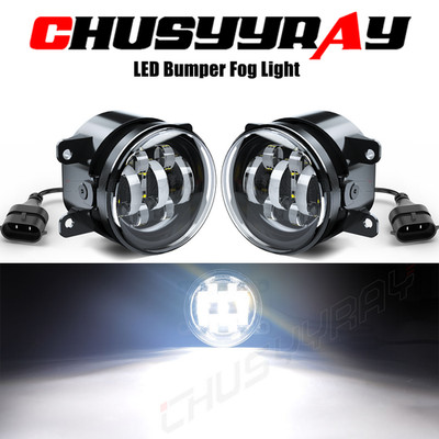 For Nissan LEAF	2011-2017 - 2x Front LED Bumper Fog Light Lamps White