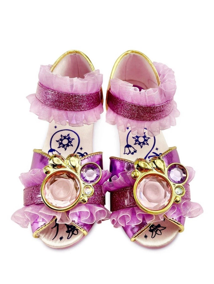 Disney Princesa Rapunzel Disfraz Zapatos Enredados Talla 13.5 Foto 2 de 4