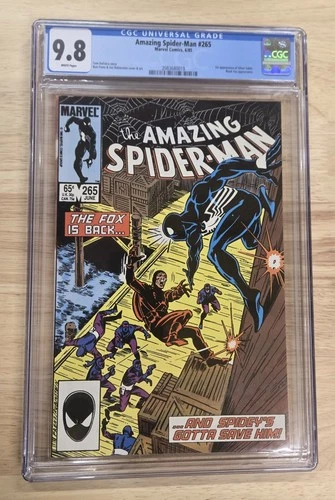 The Amazing Spider-Man #265 CGC 9.8 - Direct Edition 1st App of Silver Sable