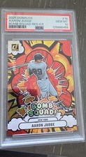 2025 Panini Donruss - Bomb Squad Aaron Judge #18 Red Ice /149