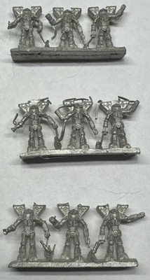 Battletech Clan Elemental Battle Armor (3) Ral Partha 1991 Lot Of 3