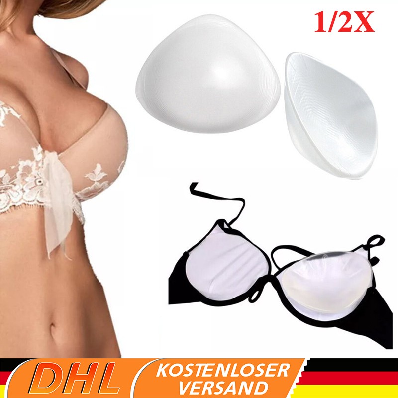 1/2PCS Brustprothesen Silikonbrüste Silikon Brustformen Realistische BH-Einlagen
