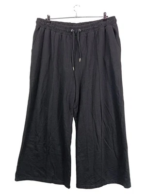 Yours Clothing Pantalon Jogging Femme Noir Jambe Large (EU 50, INT XL) - Photo 1/4