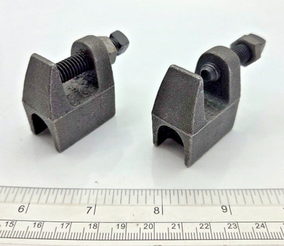 LOT OF 2 4MAX 3/8'' JAW WEDGE TOP C-CLAMP, 0192J