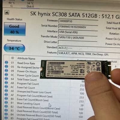 SKhynix HFS512G39TND-N210A 512GB M.2 SOLID STATE DRIVE 80MM