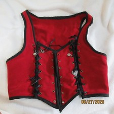 Renaissance / pirate Handmade womens Vest GUC