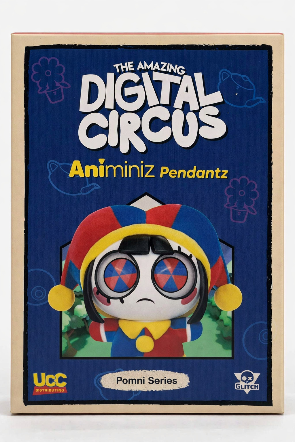 1x Pomni Series The Amazing Digital Circus Animiniz Pendantz Glitch 7" Blind Box