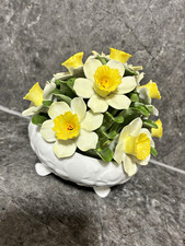 Cottagecore Bone China Narzissenstrau&szlig; Posy Floral Aynsley England handbemalt