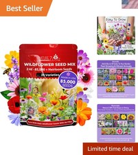 Mixed Wildflower Seeds – 2 Oz of 85,000 Seeds to Attract Pollinators Outdoors 143.92 per gallon