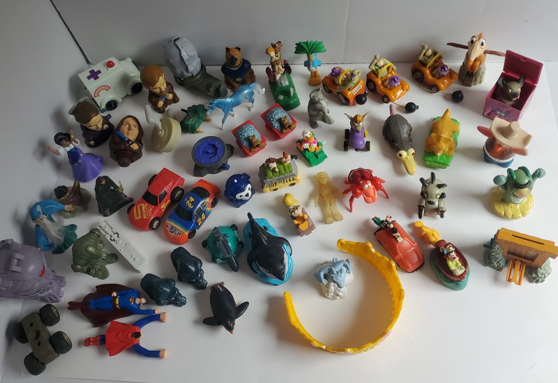 Vintage Burger King Happy Meal Toy Lot 90s-2000s Disney Star Wars Ice Age