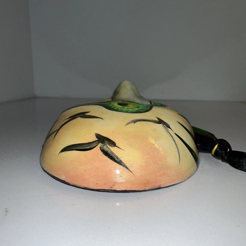 Hand Painted Lady Face with Bird Coldiv Art 3D Decorative Mask Mexico * - Image 4 of 4