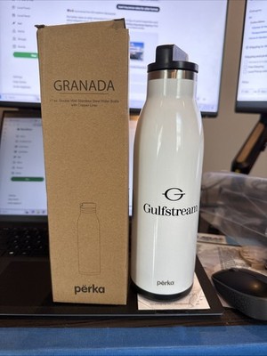 Gulfstream Aerospace 17oz.  Stainless Steel Insulated Water Bottle